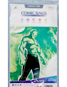 ULTIMATE GUARD COMIC BAGS CURRENT SIZE SOLAPA ADHESIVA...