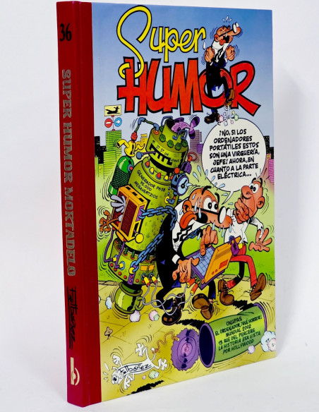 CÓMIC EXCELENTE SUPER HUMOR MORTADELO 36 PRIMERA EDICION EDICIONES B TAPA DURA