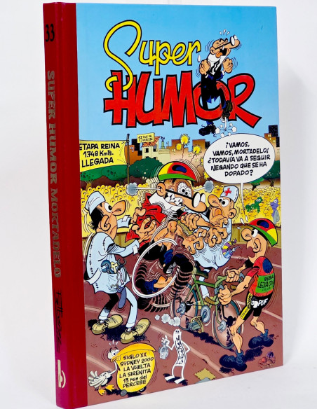 CÓMIC DE KIOSCO SUPER HUMOR MORTADELO 33 SEGUNDA EDICION EDICIONES B TAPA DURA