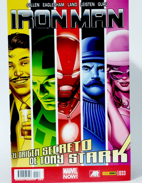 CÓMIC DE KIOSCO EL INVENCIBLE IRON MAN 33 VOL.2 PANINI MARVEL VOLUMEN GRAPA