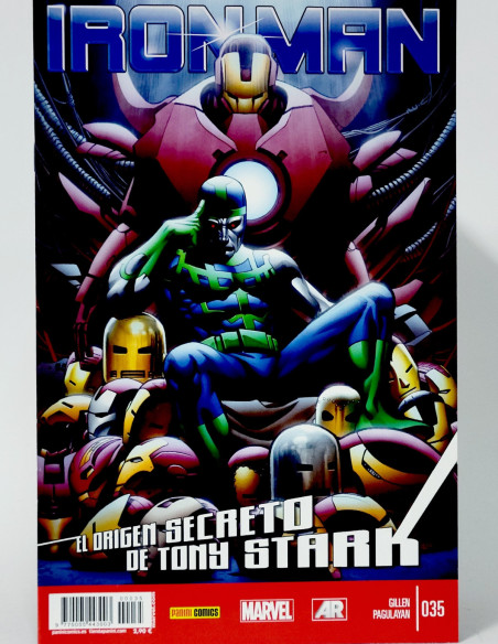 CÓMIC DE KIOSCO EL INVENCIBLE IRON MAN 35 EL ORIGEN SECRETO VOL.2 PANINI MARVEL VOLUMEN GRAPA
