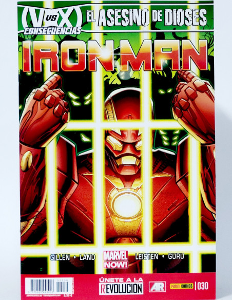 CÓMIC DE KIOSCO EL INVENCIBLE IRON MAN 30 VOL.2 PANINI MARVEL VOLUMEN GRAPA
