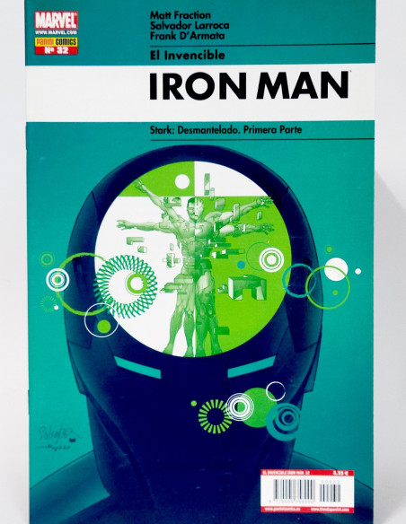CÓMIC DE KIOSCO EL INVENCIBLE IRON MAN 32 VOL.2 PANINI MARVEL VOLUMEN GRAPA