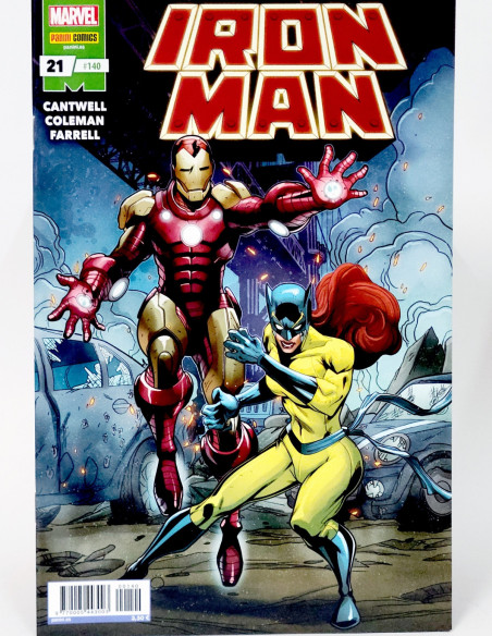 CÓMIC DE KIOSCO EL INVENCIBLE IRON MAN 140 VOL.2 PANINI 21 MARVEL VOLUMEN GRAPA