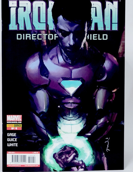 CÓMIC DE KIOSCO EL INVENCIBLE IRON MAN 4 DIRECTOR DE SHIELD PANINI MARVEL VOLUMEN GRAPA