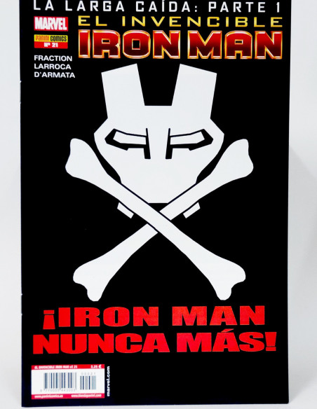 CÓMIC DE KIOSCO EL INVENCIBLE IRON MAN 22 LA LARGA CAÍDA PARTE 1 PANINI VOL.2 MARVEL VOLUMEN GRAPA