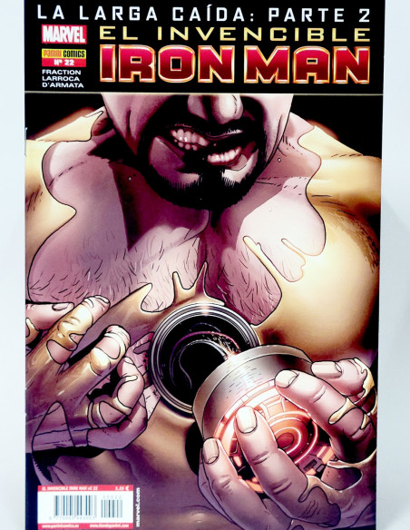 CÓMIC DE KIOSCO EL INVENCIBLE IRON MAN 22 LA LARGA CAÍDA PARTE 2 PANINI VOL.2 MARVEL VOLUMEN GRAPA