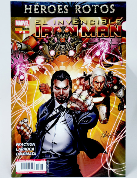CÓMIC DE KIOSCO EL INVENCIBLE IRON MAN 19 HEROES ROTOS VOL.2 PANINI MARVEL VOLUMEN GRAPA