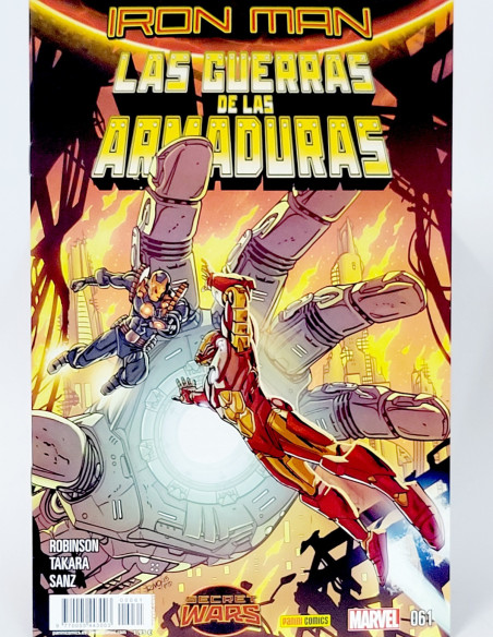 CÓMIC DE KIOSCO EL INVENCIBLE IRON MAN LAS GUERRAS ARMADURAS 61 VOL.2 PANINI MARVEL VOLUMEN GRAPA