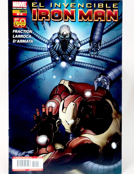 CÓMIC DE KIOSCO EL INVENCIBLE IRON MAN 11 VOL.2 PANINI MARVEL VOLUMEN GRAPA