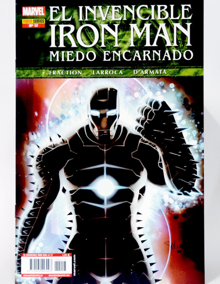 CÓMIC DE KIOSCO EL INVENCIBLE IRON MAN MIEDO ENCARNADO 17 VOL.2 PANINI MARVEL VOLUMEN GRAPA