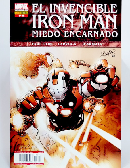 CÓMIC DE KIOSCO EL INVENCIBLE IRON MAN MIEDO ENCARNADO 15 VOL.2 PANINI MARVEL VOLUMEN GRAPA