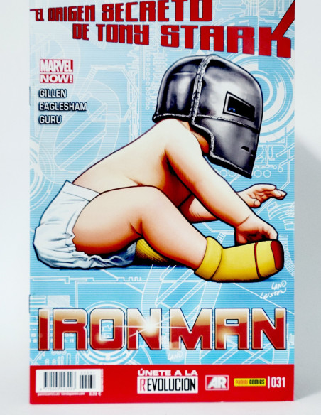 CÓMIC DE KIOSCO IRON MAN EL ORIGEN DE TONY STARK 31 VOL.2 PANINI MARVEL VOLUMEN GRAPA