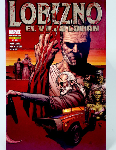 CÓMIC DE KIOSCO LOBEZNO EL VIEJO LOGAN 42 PANINI VOL.4 MARVEL VOLUMEN GRAPA