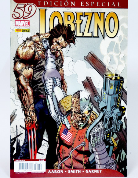 CÓMIC DE KIOSCO LOBEZNO 59 EDICIÓN ESPECIAL PANINI VOL.4 MARVEL VOLUMEN GRAPA