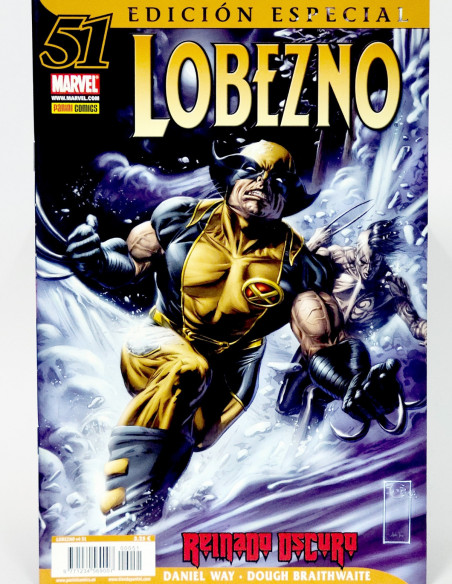 CÓMIC DE KIOSCO LOBEZNO REINADO OSCURO 51 EDICIÓN ESPECIAL PANINI VOL.4 MARVEL VOLUMEN GRAPA