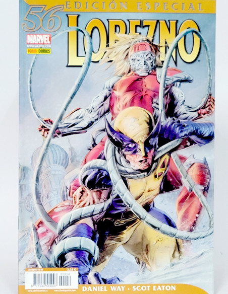 CÓMIC DE KIOSCO LOBEZNO 56 EDICIÓN ESPECIAL PANINI VOL.4 MARVEL VOLUMEN GRAPA