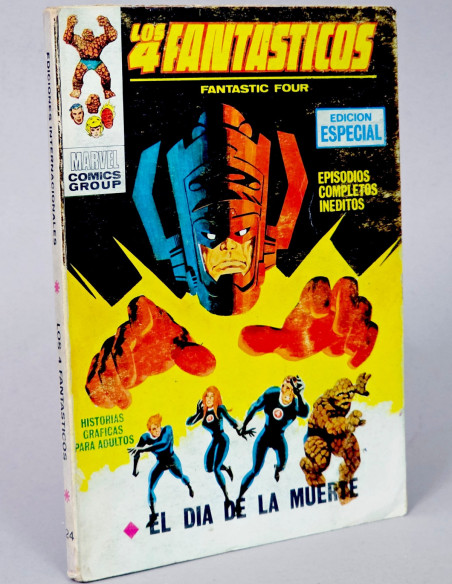 CÓMIC LOS 4 FANTASTICOS 24 EL DÍA DE LA MUERTE VOL.1 VERTICE MARVEL VOLUMEN TACO NORMAL ESTADO