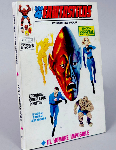 CÓMIC LOS 4 FANTASTICOS 6 EL HOMBRE IMPOSIBLE VOL.1 VERTICE MARVEL VOLUMEN TACO BUEN ESTADO