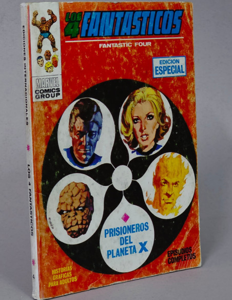 CÓMIC LOS 4 FANTASTICOS 4 PRISIONEROS DEL PLANETA X VOL.1 VERTICE MARVEL VOLUMEN TACO BUEN ESTADO