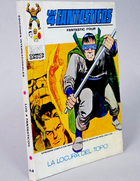 CÓMIC LOS 4 FANTASTICOS 44 LA LOCURA DEL TOPO VOL.1 VERTICE MARVEL VOLUMEN TACO MUY BUEN ESTADO