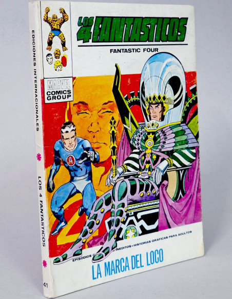 CÓMIC LOS 4 FANTASTICOS 41 LA MARCA DEL LOCO VOL.1 VERTICE MARVEL VOLUMEN TACO MUY BUEN ESTADO