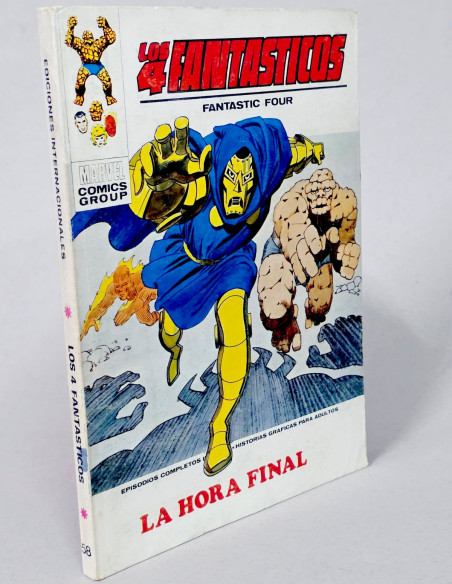 CÓMIC LOS 4 FANTASTICOS 58 LA HORA FINAL VOL.1 VERTICE MARVEL VOLUMEN TACO MUY BUEN ESTADO