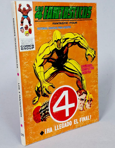 CÓMIC LOS 4 FANTASTICOS 35 HA LLEGADO AL FINAL VOL.1 VERTICE MARVEL VOLUMEN TACO MUY BUEN ESTADO
