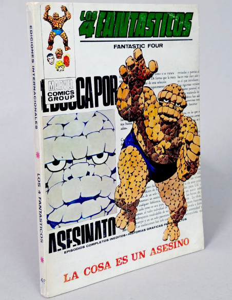 CÓMIC LOS 4 FANTASTICOS 46 LA COSA ES UN ASESINO VOL.1 VERTICE MARVEL VOLUMEN TACO BUEN ESTADO
