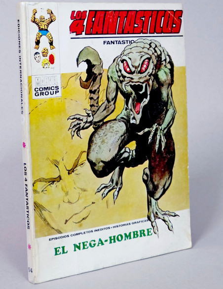 CÓMIC LOS 4 FANTASTICOS 54 EL NEGA HOMBRE VOL.1 VERTICE MARVEL VOLUMEN TACO BUEN ESTADO