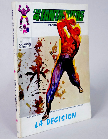 CÓMIC LOS 4 FANTASTICOS 53 LA DECISIÓN VOL.1 VERTICE MARVEL VOLUMEN TACO BUEN ESTADO