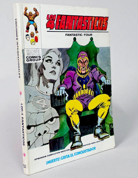 CÓMIC LOS 4 FANTASTICOS 52 MUERTE GRITA VOL.1 VERTICE MARVEL VOLUMEN TACO BUEN ESTADO