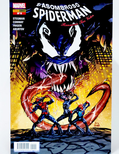 CÓMIC DE KIOSCO EL ASOMBROSO SPIDERMAN 9 RENUEVA TUS VOTOS PANINI MARVEL GRAPA