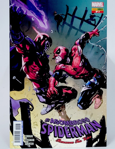 CÓMIC DE KIOSCO EL ASOMBROSO SPIDERMAN 7 RENUEVA TUS VOTOS PANINI MARVEL GRAPA