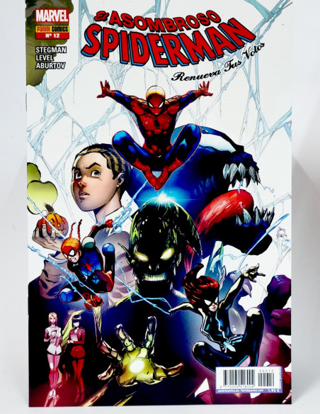 CÓMIC DE KIOSCO EL ASOMBROSO SPIDERMAN 12 RENUEVA TUS VOTOS PANINI MARVEL GRAPA