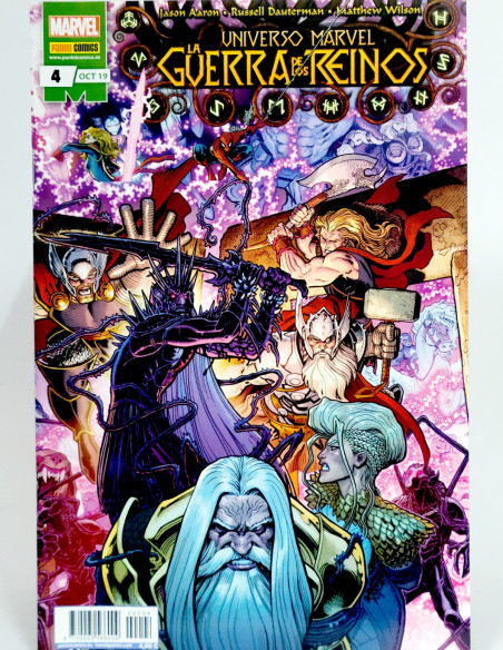 CÓMIC DE KIOSCO UNIVERSO MARVEL LA GUERRA DE LOS REINOS 4 PANINI OCTUBRE 2019 MARVEL GRAPA