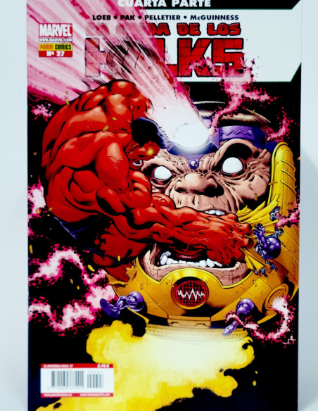 CÓMIC DE KIOSCO LA CAÍDA DE LOS HULKS 27 PANINI MARVEL GRAPA