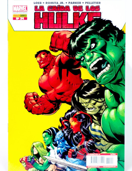 CÓMIC DE KIOSCO LA CAÍDA DE LOS HULKS 24 PANINI MARVEL GRAPA