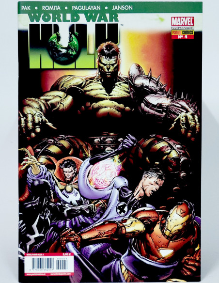 CÓMIC DE KIOSCO WORLD WAR HULK 4 PANINI MARVEL GRAPA