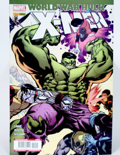 CÓMIC DE KIOSCO WORLD WAR HULK X-MEN PANINI MARVEL GRAPA