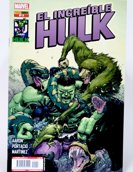 CÓMIC DE KIOSCO EL INCREÍBLE HULK 3 PANINI MARVEL GRAPA