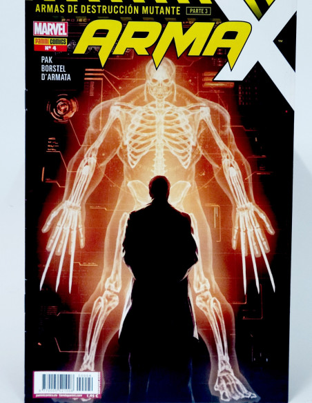 CÓMIC DE KIOSCO ARMA-X 4 ARMAS DESTRUCCIÓN MUTANTE PANINI MARVEL GRAPA