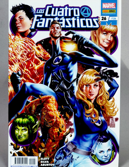 CÓMIC DE KIOSCO LOS CUATRO FANTÁSTICOS 126 VOL.7 PANINI VOLUMEN 26 MARVEL GRAPA