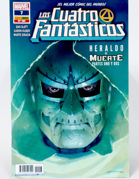 CÓMIC DE KIOSCO LOS CUATRO FANTÁSTICOS 107 HERALDO DE MUERTE VOL.7 PANINI VOLUMEN 35 MARVEL GRAPA