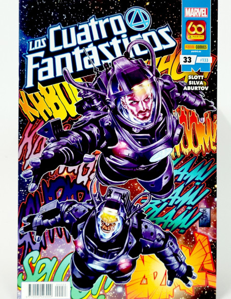 CÓMIC DE KIOSCO LOS CUATRO FANTÁSTICOS 133 VOL.7 PANINI VOLUMEN 33 MARVEL GRAPA