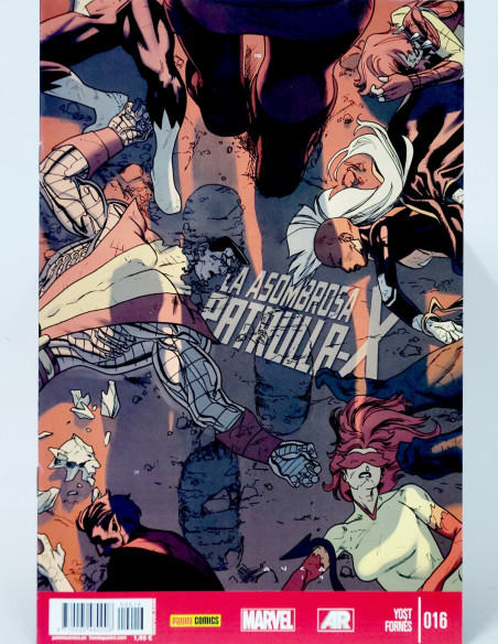 CÓMIC DE KIOSCO LA ASOMBROSA PATRULLA X 16 VOL.1 PANINI VOLUMEN MARVEL GRAPA