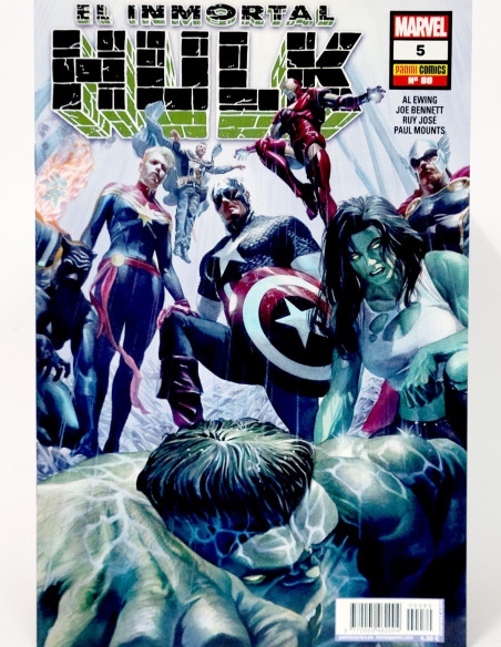 CÓMIC DE KIOSCO EL INMORTAL HULK 80 PANINI 5 MARVEL GRAPA