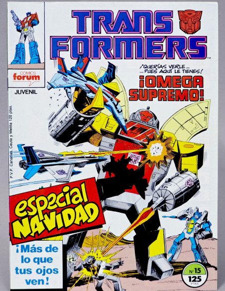 CÓMIC DE KIOSCO TRANSFORMERS 15 FORUM MARVEL GRAPA