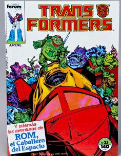 CÓMIC DE KIOSCO TRANSFORMERS 25 FORUM MARVEL GRAPA