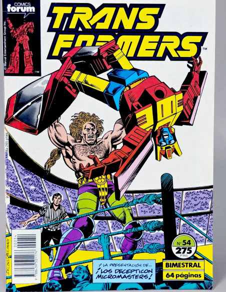 CÓMIC DE KIOSCO TRANSFORMERS 54 FORUM MARVEL GRAPA